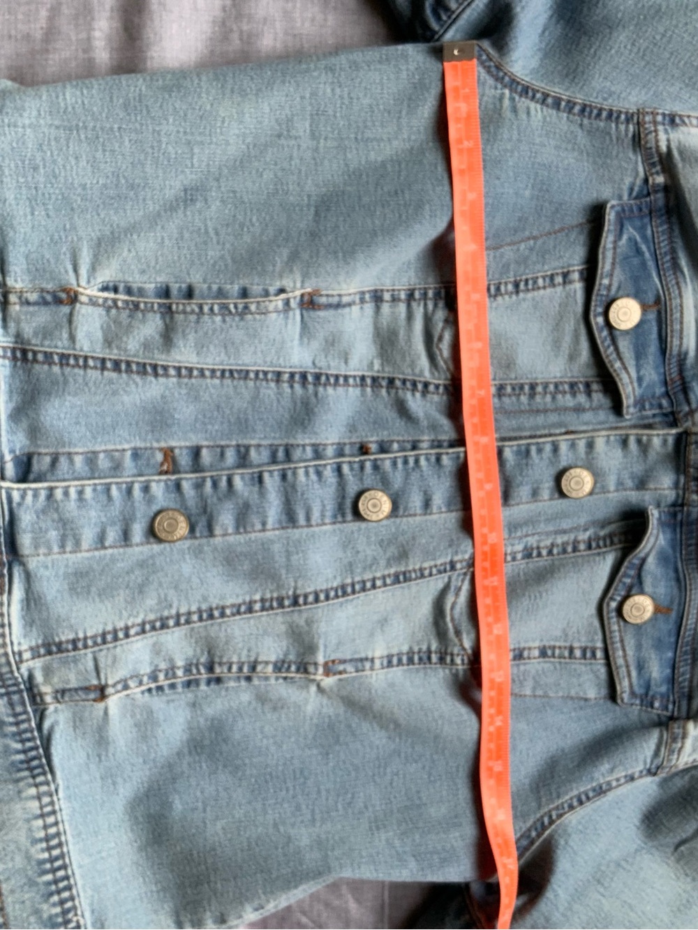 C Est. 1946 Denim Short Sleeve Jacket - Picture 5 of 6